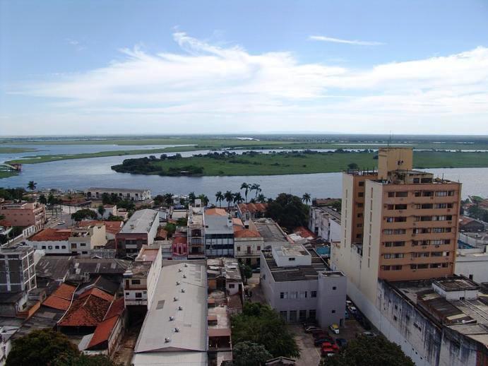 Cidade de Corumbá, portal do Pantanal no estado do Mato Grosso do Sul.